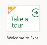 1.Take a tour for excel